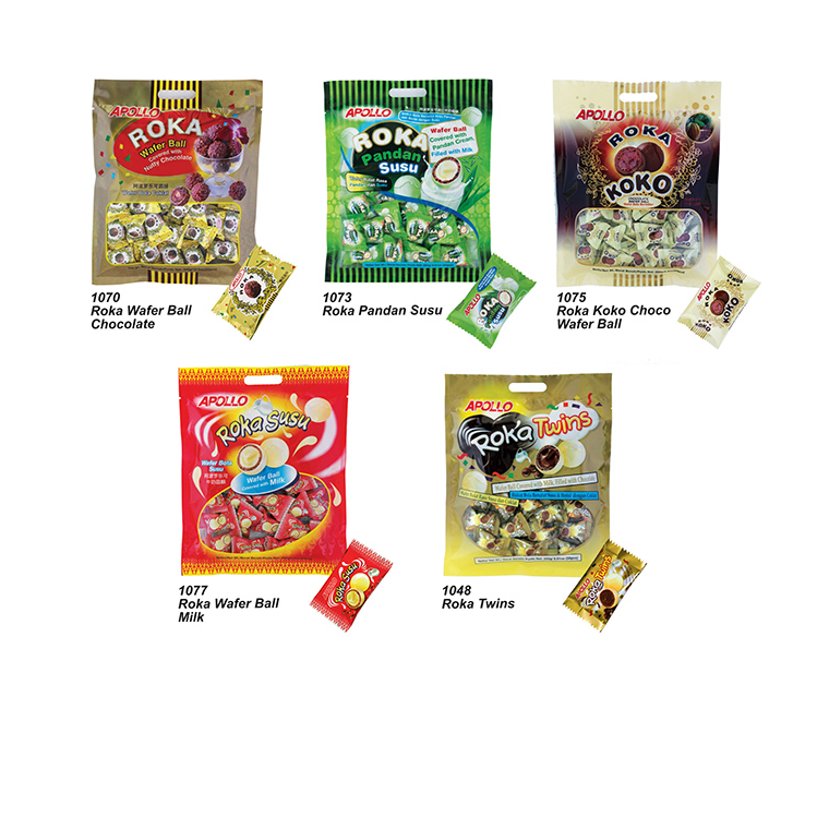 Tsai Trade :: Chocolate & Wafer :: Apollo Roka Ball Wafer